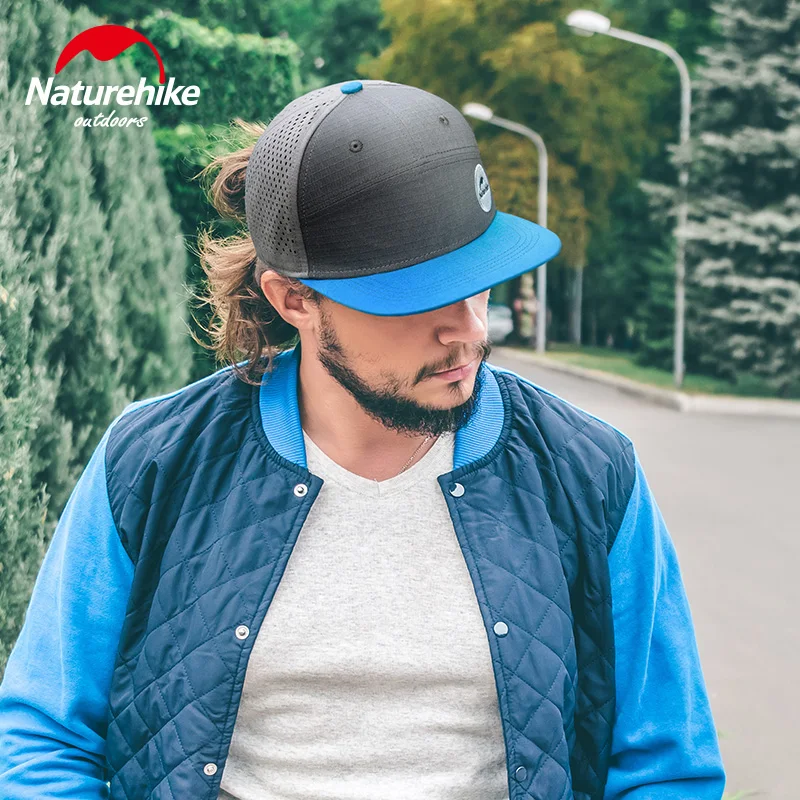Бейсболка Naturehike хлопковая Солнцезащитная дышащая сетчатая Кепка унисекс для