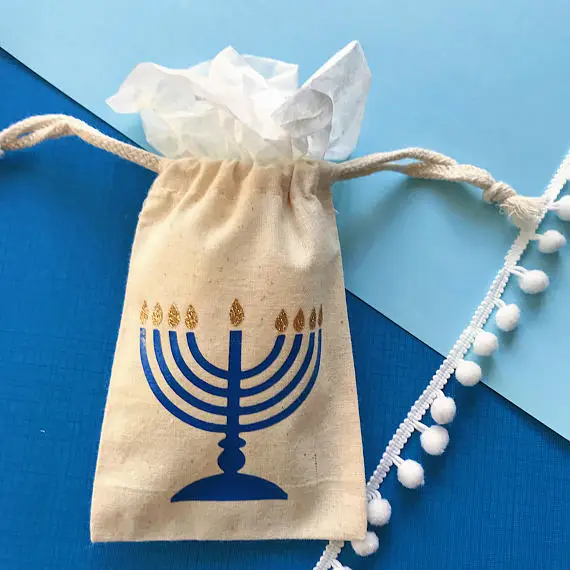 Индивидуальные звезды Давида Hanukkah menorah еврейская традиционная свадьба день рождения праздники вечерние подарки приветственные пакеты наборы пакетов