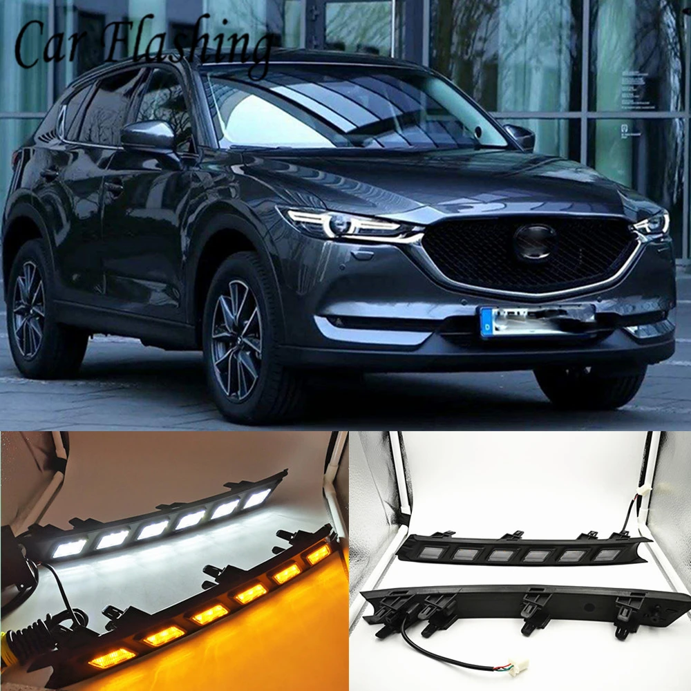 Автомобильная проблесковая 2 Шт Автомобильные DRL Светодиодный дневной