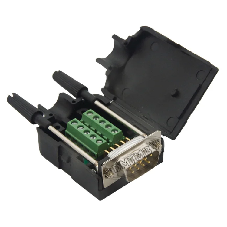 Позолоченный коннектор DB9 COM RS232 с обратной стороны винтовой винтовая панель и