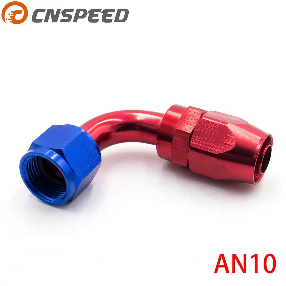CNSPEED 10 фитинг AN10 Алюминий арматура 90 градусов масла/топлива/поворотный угловой