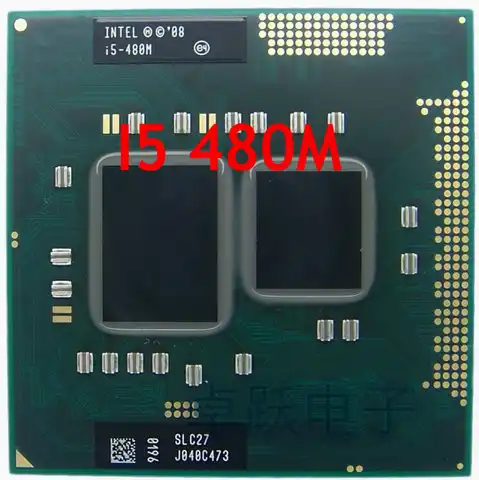 Процессор Intel Core I5 480m 3 M/2,66 ГГц/2933 МГц/двухъядерный процессор для ноутбука I5-480M, совместимый с HM57 HM55, бесплатная доставка