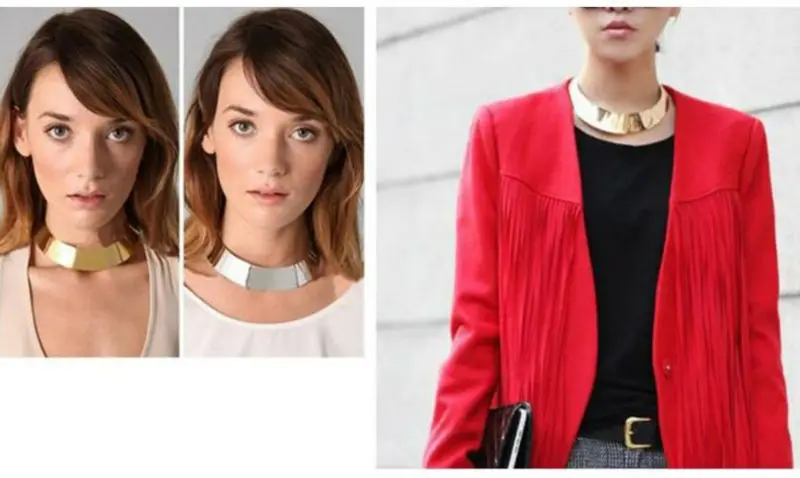 Золотое колье neklace модное ожерелье-чокер | Украшения и аксессуары