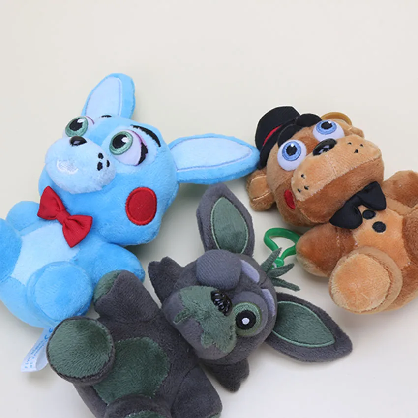 14 см Five Nights At Freddy's FNAF плюшевые Фокси Бонни и Чика Золотой Фредди кошмар брелок крючок подвесные плюшевые игрушки