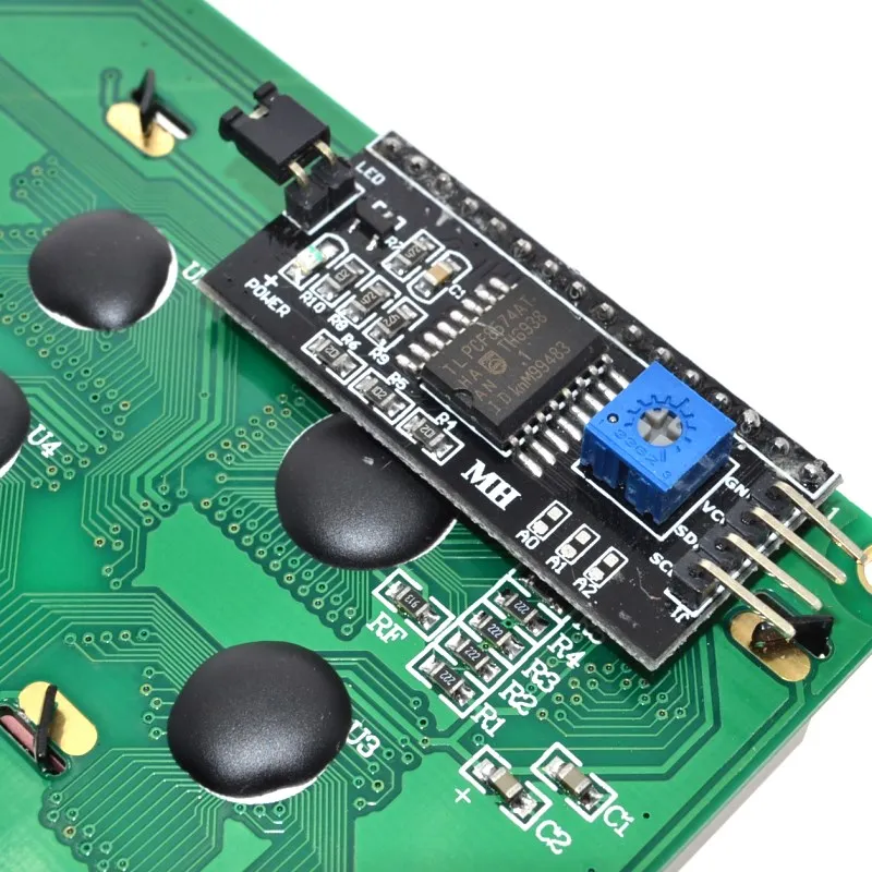 Серийный ЖК модуль IIC/I2C/TWI 2004 с синей подсветкой 20X4 2004|module lcd|module i2c |