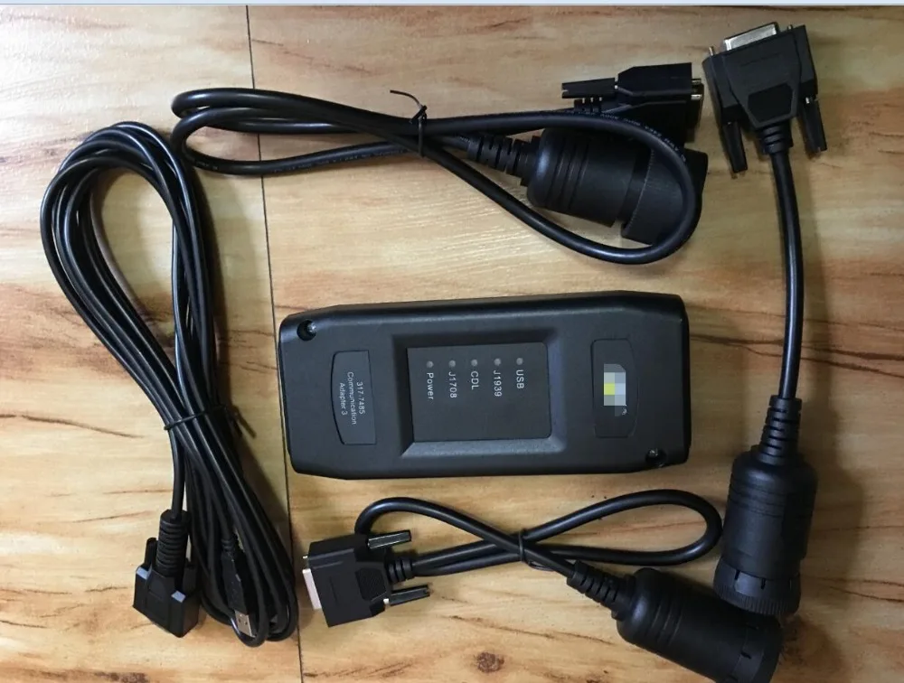 Et 3 адаптер III Comm p/n 317 7485 с 9pin + 14pin кабелями программным обеспечением ET 2018C SIS 2018 8| |