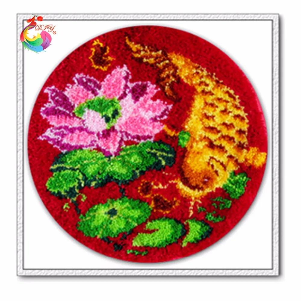

foamiran for needlework Home Decoration Latch hook rug kits Carpet embroidery sets for embroidery stitch thread Stitch threads
