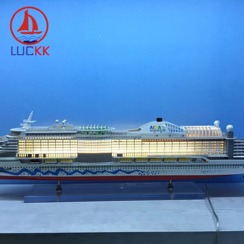 LUCKK 100 см деревянная фигурка AIDA в средиземноморском стиле роскошная светодиодная