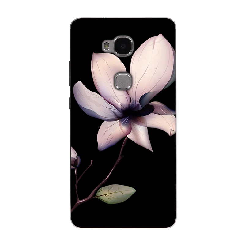 DHH Чехол для huawei honor 5x, милый чехол для honor 5x, TPU, задняя крышка для телефона, 5,5 дюймов, для huawei honor 5X, GR5, honor 5x, чехол, Мягкий силикон - Цвет: DHH