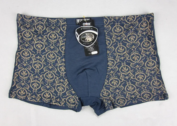 4 шт./лот мужские трусы боксеры большого размера из бамбукового волокна мужское