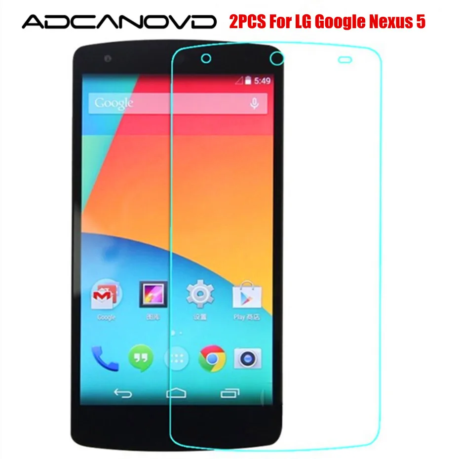 2 шт. 9H ультратонкое Защитное стекло для LG google nexus 5 защитная пленка из закаленного