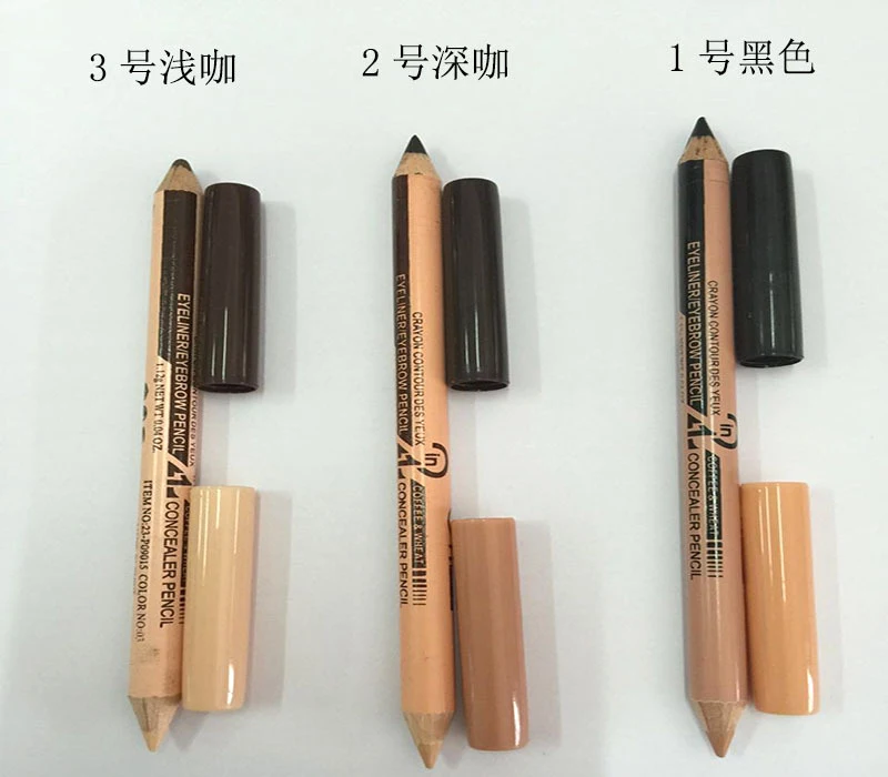 MENOW профессиональные двусторонние водостойкие карандаши для бровей + основа