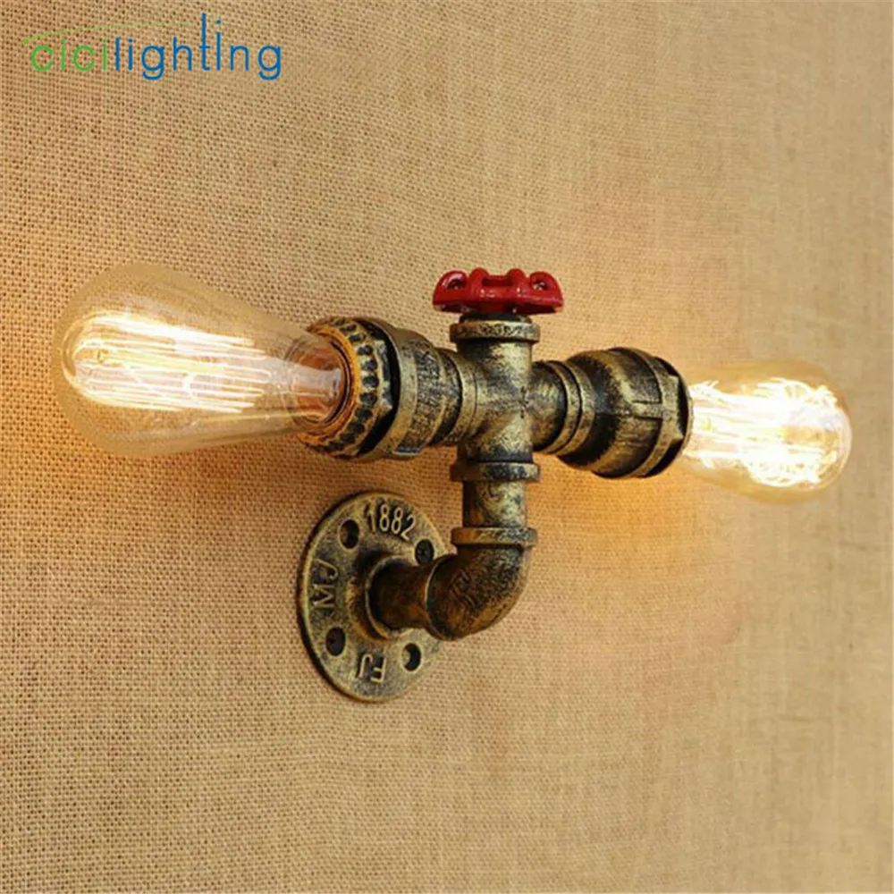 Современный E27 Edison Стиль промышленный деревенский бра настенный светильник