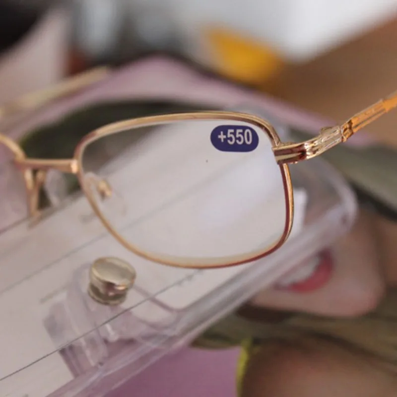 Очки для чтения с металлической полной оправой мужчин и женщин EyeEwear модные очки