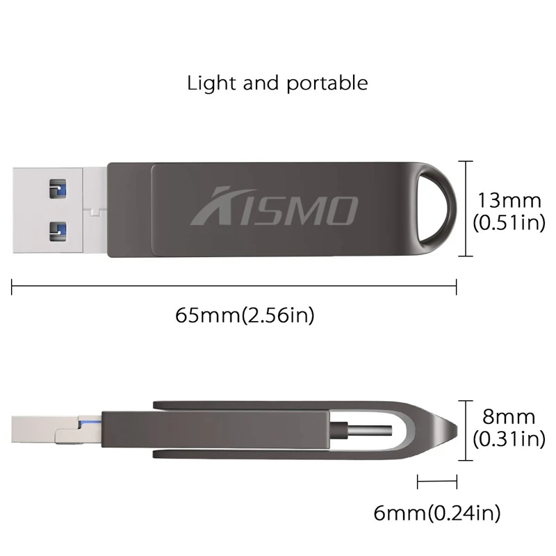 Kismo USB 3.0 type C флеш накопитель 32 Гб 64 карта памяти otg флэш для Samsung S8 S9 Note 8 9 Huawei P10 P20 Mate