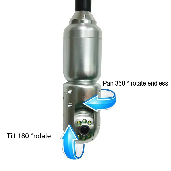 Водонепроницаемая камера Vicam с 10 стержнями 100 м|pipe camera|camera with dvrcamera recording |