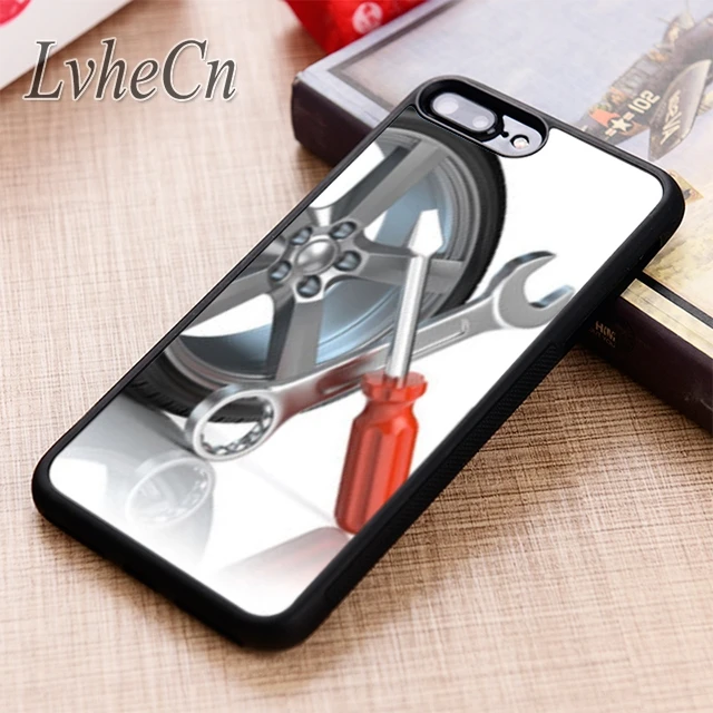 LvheCn автозапчасти механический чехол для телефона iPhone 5 6 6s 7 8 plus X XR XS max 11 12 Pro Samsung