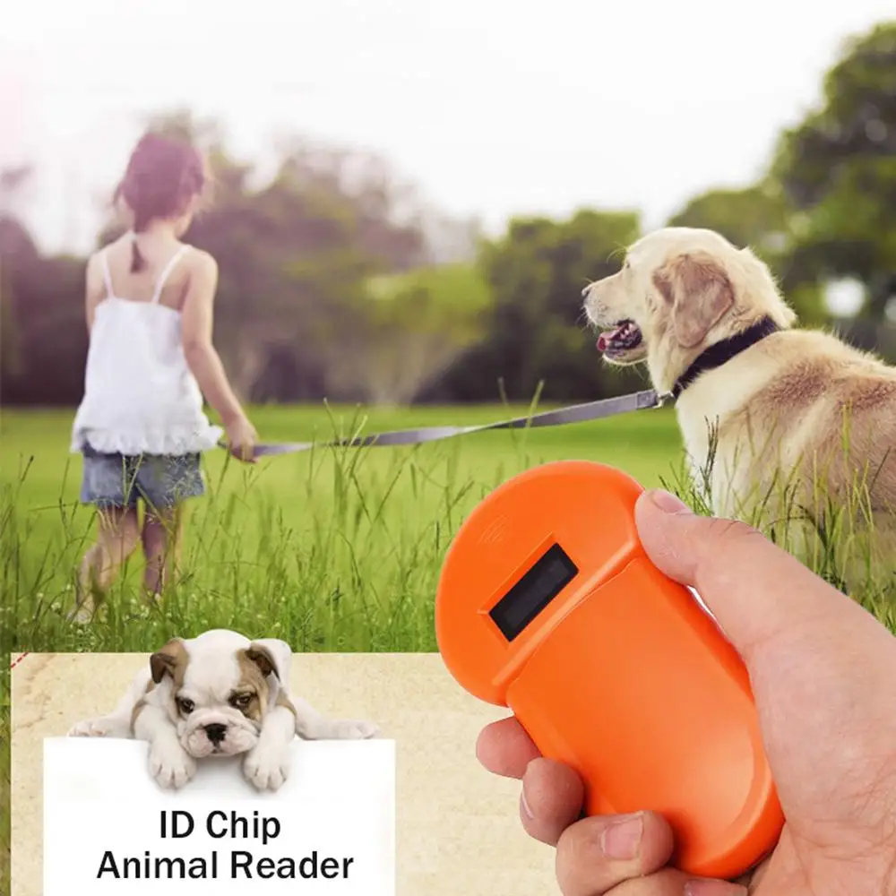 134 2 кГц Pet ID сканер микрочипов lcd ISO чип считыватель для животных RFID ручной