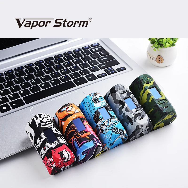 Vapor Storm Пума 200 Вт TC коробка мод Vape Bypass VW Поддержка двойной батареи RDA РБА rdta танк