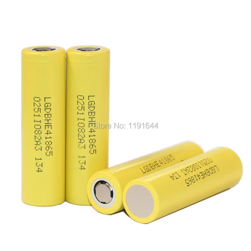 Бесплатная доставка! 10 шт./лот оригинальный 3 6 V 18650 ICR18650 HE4 2500mAh импульсный 35A