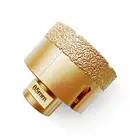 Алмазная коронка SHDIATOOL, вакуумная насадка для сверления гранита, мрамора, резьбы м14, 65 мм