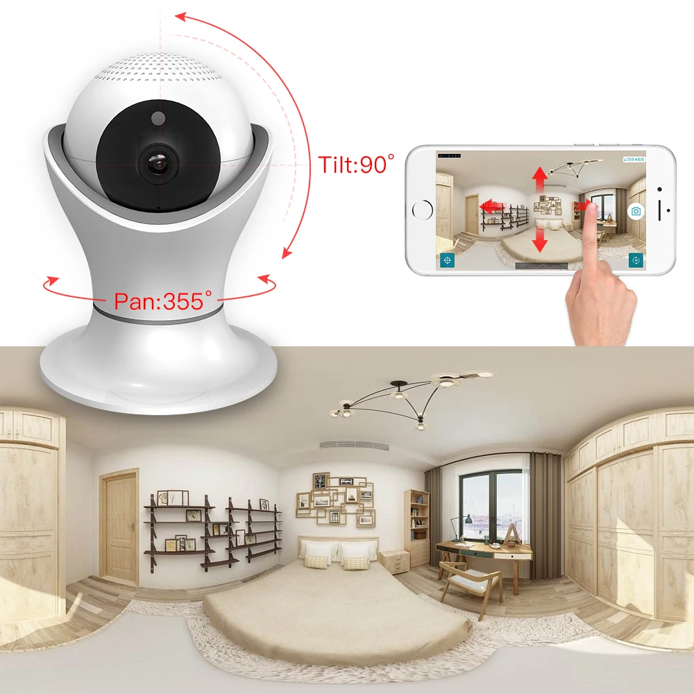 Беспроводная IP камера SDETER 1080P 2 МП Wi Fi 1080P|baby monitor 1080p|wireless ipsecurity cctv |