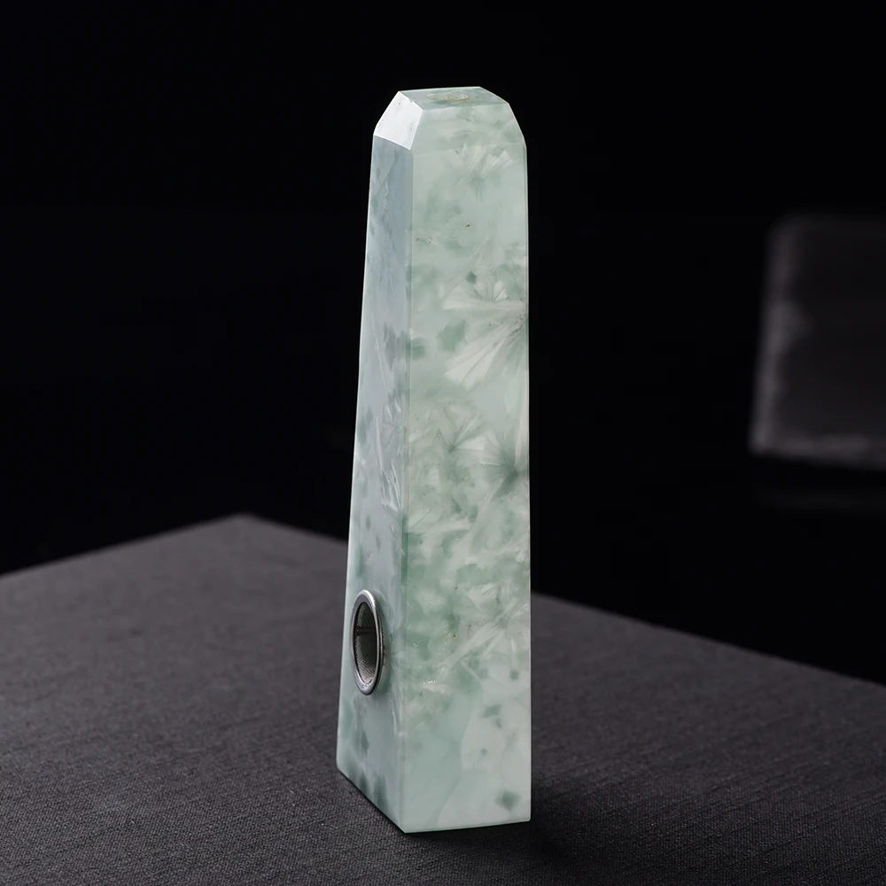 Runyangshi Crystal Smoking Pipe Strainer Quartz Stone Snowflake Healing Wand 1 Pc Smoke High Quality PX11 | Дом и сад