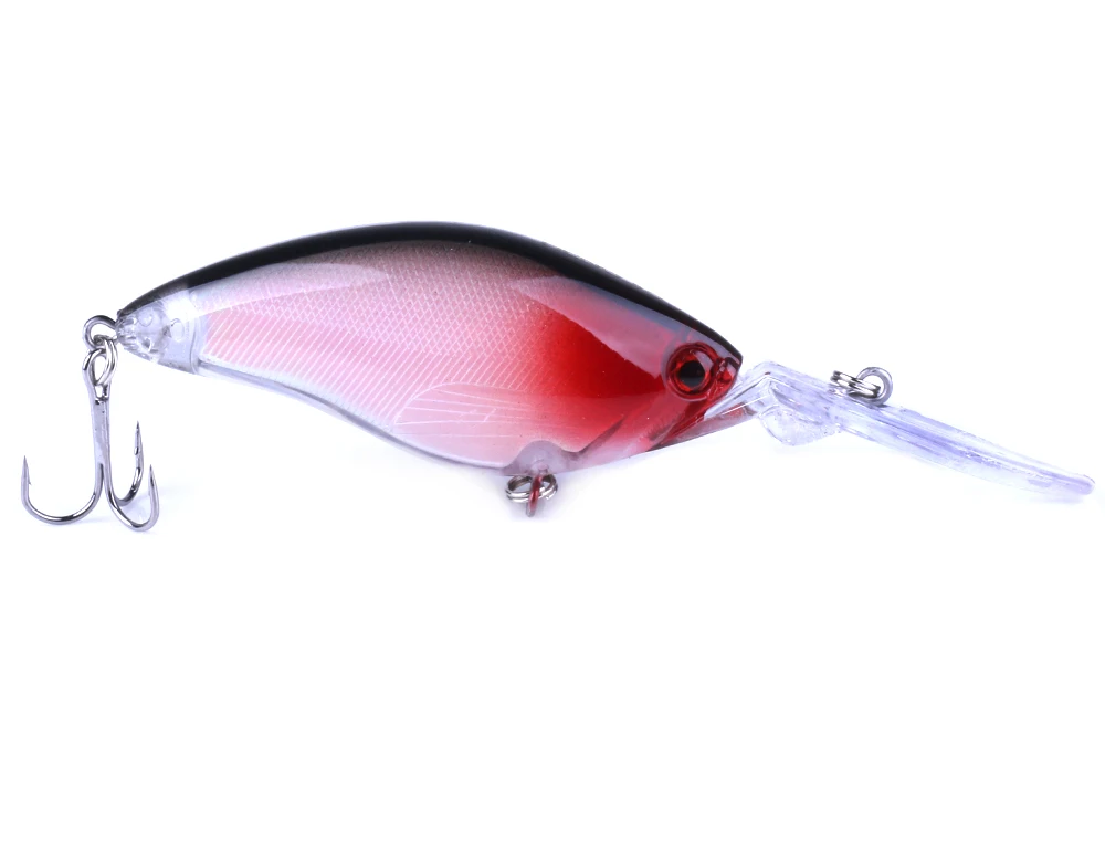 

HENGJIA Boxed 1Pcs Fishing Lures Float Crankbait Minnow High Quality Tackle 105mm 17.8g Topwater Wobblers with 6# Hooks