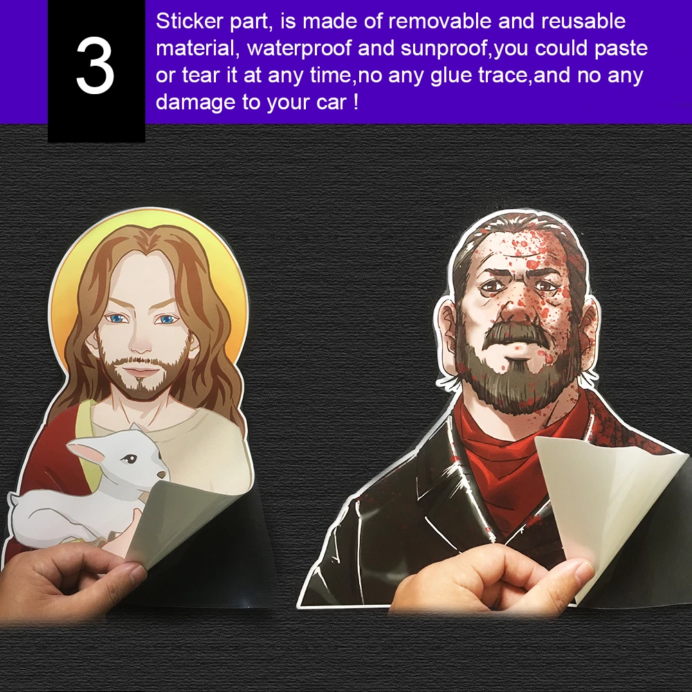 Бордюр колли объемная пространство ПВХ автомобильный Стайлинг наклейки на