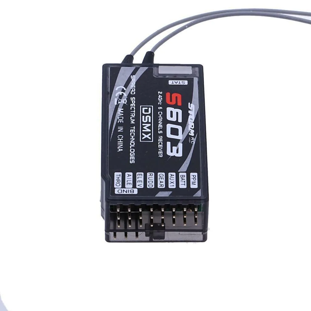 2 4 GHz S603 цифровая модуляция распространения 6CH приемник для DX6i JR DX7 RC F510|Детали и