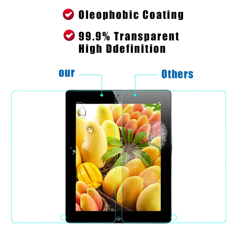 Для Apple iPad 9,7 Экран протектор Стекло для iPad 10,5 5th 6th Pro закалённое защитное стекло воздуха 1 2 3 4 на защитная пленка