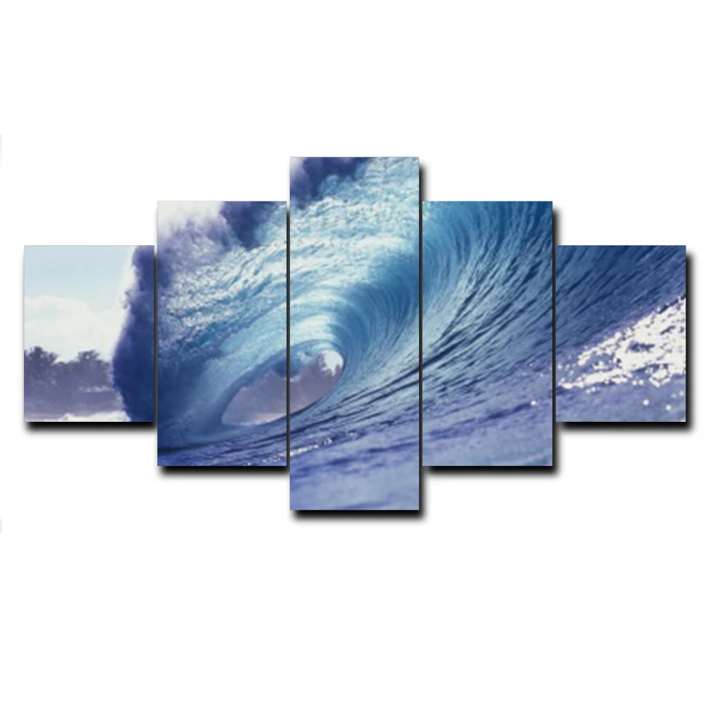 5 панелей абстрактные пейзажи росписи художественный декоративный постер