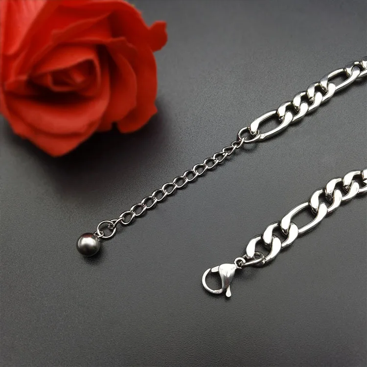 Модный браслет из титановой стали NK мужские и женские модели Простой нержавеющей