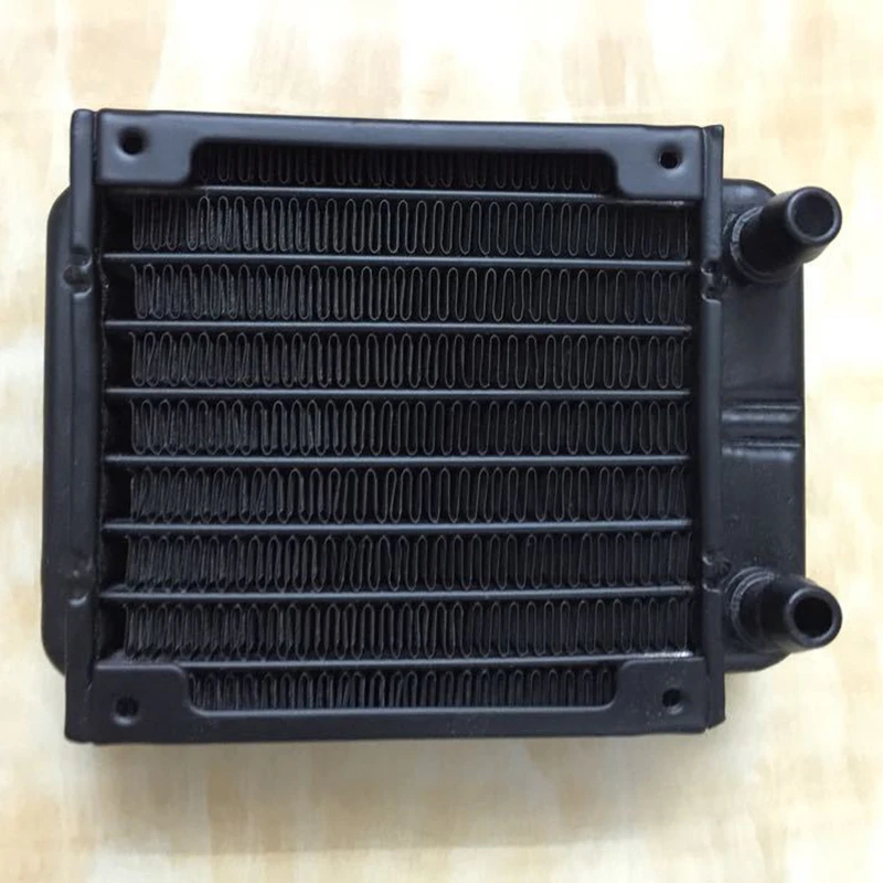 80 мм прямой водяной охлаждающий ряд радиатор теплообменник компьютер для ПК