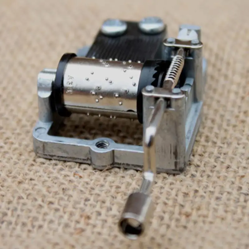 DIY музыкальная шкатулка движение Игровой Набор 18 мелодий механическая музыкальная шкатулка рукоятка музыкальная шкатулка шкатулки для девочек с винтами