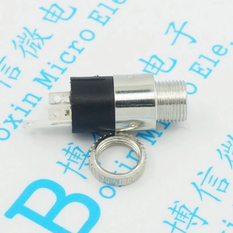 PJ 392 разъем для наушников 3 5 мм аудио и видео стерео с гайкой|headphone jack socket|3.5 audioheadphone