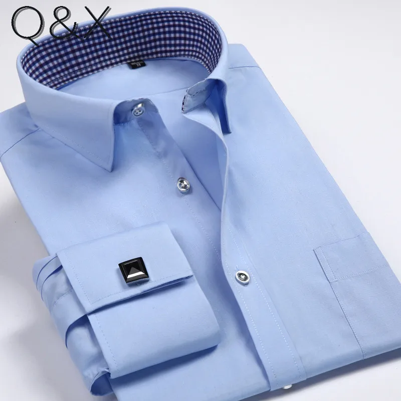 

SH1, Новое поступление, мужские формальные рубашки с отложным воротником, мужская приталенная Повседневная рубашка с длинным рукавом, мужски...