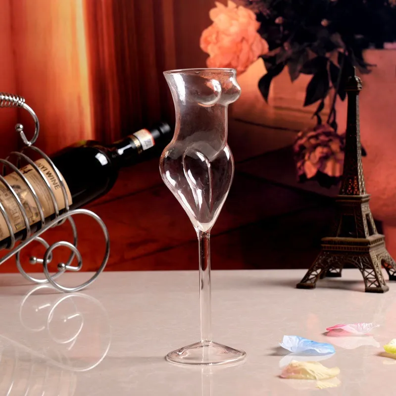 Hot 1 Pcs Sexy Creative Wine Glasses Goblets Crystal Cups Beauty Beautiful Body Design Drinkware Birthday Gifts | Дом и сад