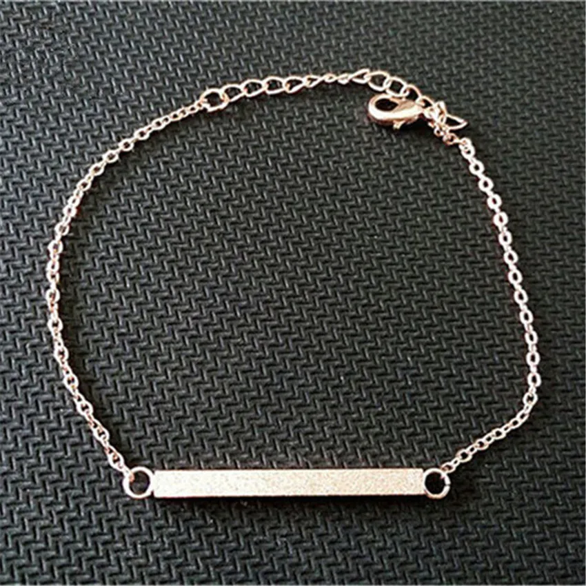 Цвета: золотистый серебристый Цвет крошечные бар Браслеты и браслет для друга