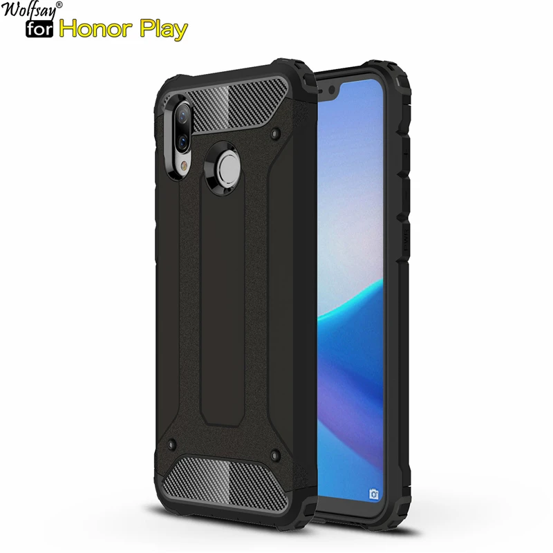 Чехол для Honor Play чехол Huawei прочный армированный из ТПУ и поликарбоната телефона с