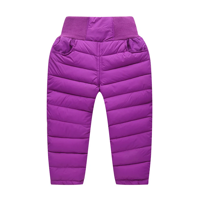 2019 зимние дышащие Стеганые Брюки с высокой талией из плотного хлопка для