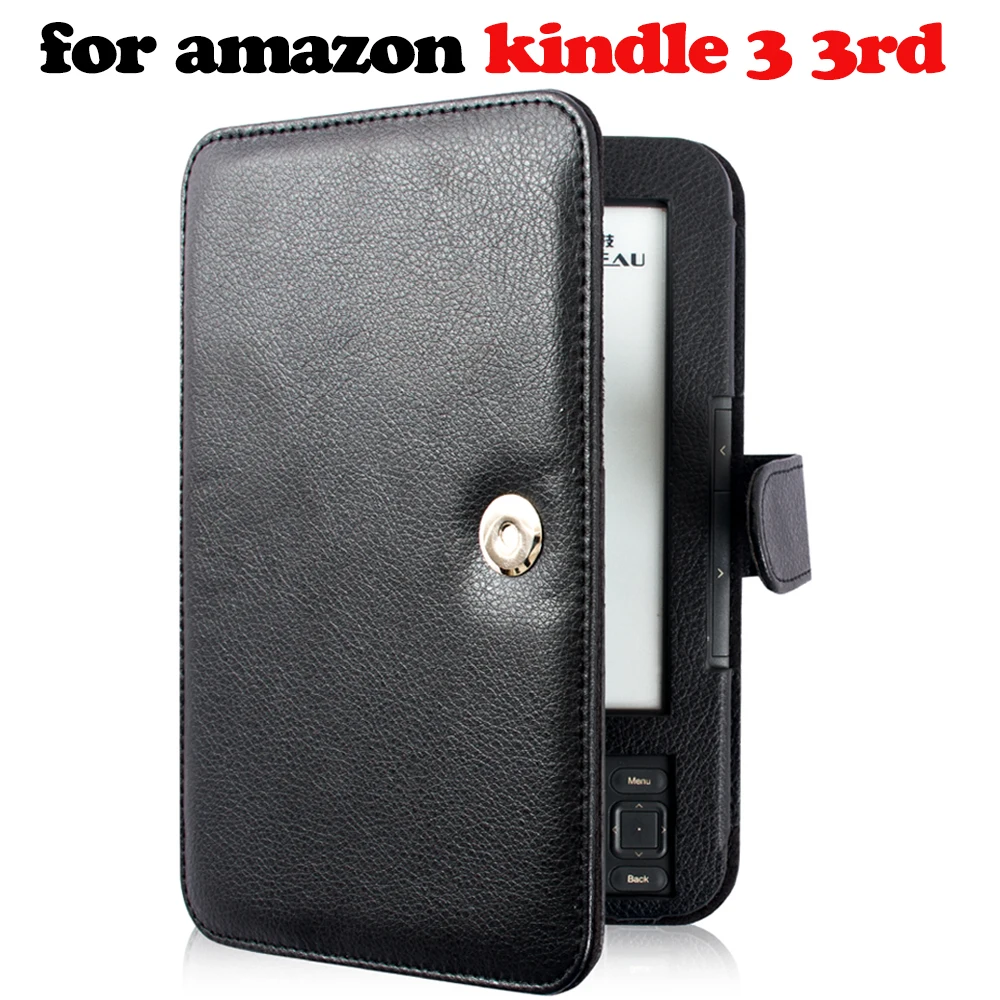 Кожаный чехол для Kindle 3 электронной книги го поколения тонкий защитный 6 дюймов|case