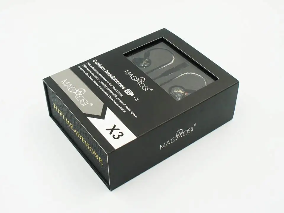 Magaosi X3 3 Balanced Armature HiFi MMCX In-ear Earphone with Bluetooth Cable | Электроника