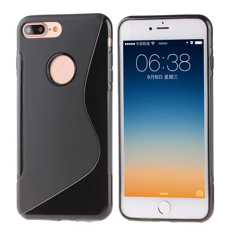 8 Color S-Line Anti Skidding Gel TPU Slim Soft Case Back Cover For Apple iPhone 7 Plus 5.5 inch Phone Rubber silicone Bag | Мобильные