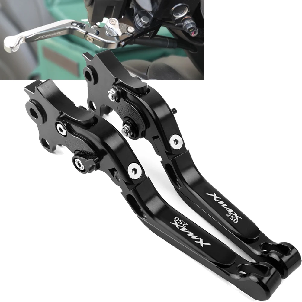 Рычаги тормоза и сцепления для мотоциклов YAMAHA XMAX X MAX 250 XMAX250 2004 2019 2010 2011 2012 2013 2014 2015