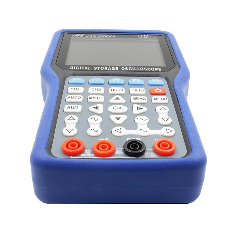 JinHan JDS3022A Series Портативный цифровой осциллограф и мультиметр 30 МГц двухканальный