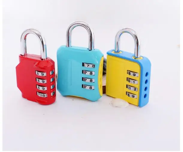 12 шт./лот! Замок с 4 мя цифрами и кодом для багажа|lock padlock|password lock padlocklock combination |