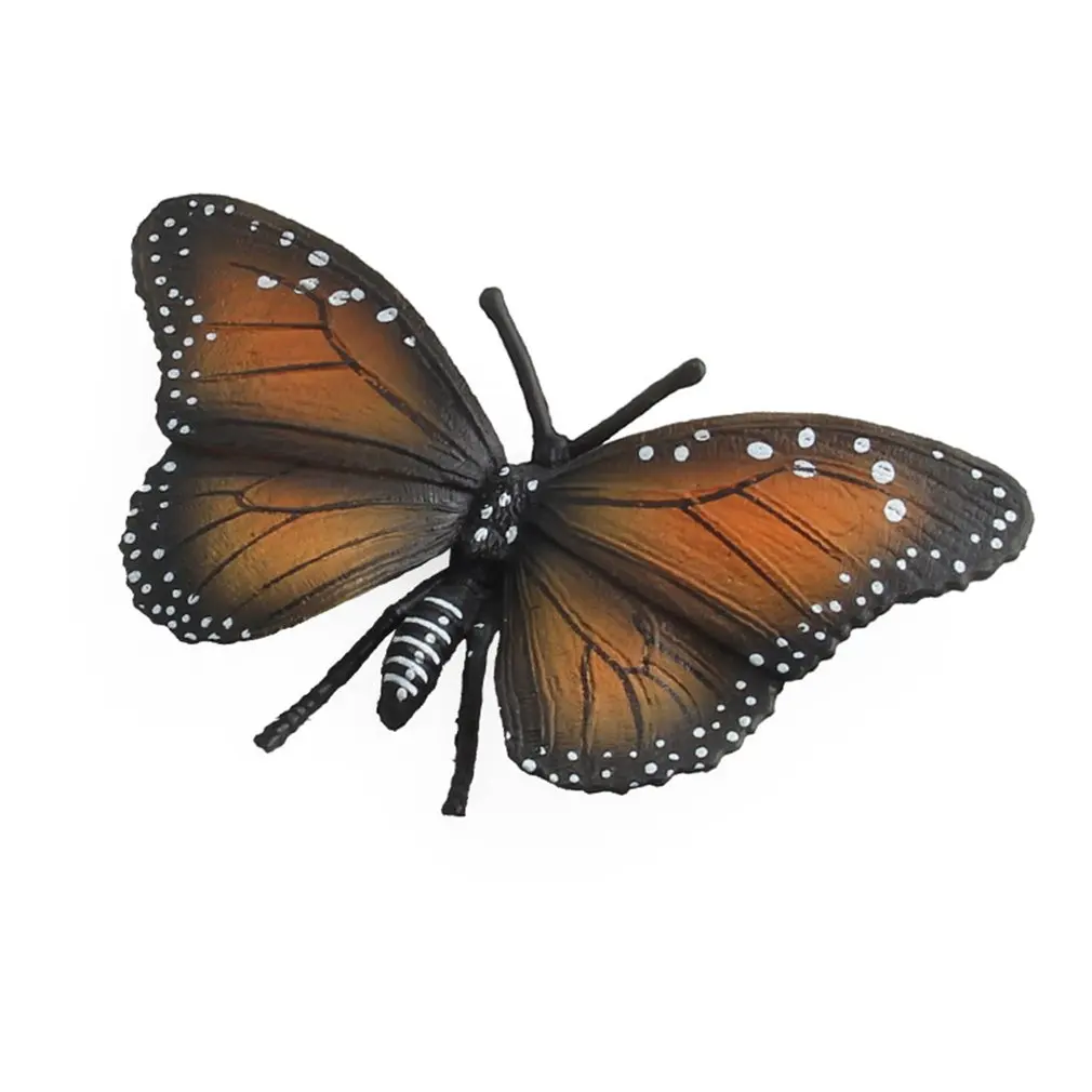 8 шт. модель насекомого Животного Фигурка Стрекоза Жук Божья коровка Кузнечик