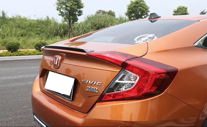 Спойлер для Honda Civic высококачественный спойлер из АБС-материала заднего крыла