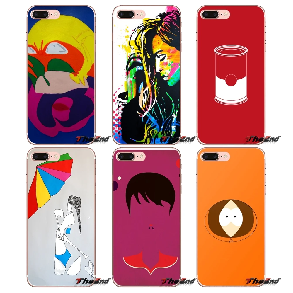 Поп арт минимализм для Samsung Galaxy S2 S3 S4 S5 MINI S6 S7 edge S8 S9 Plus Note 2 3 4 5 8 Coque Fundas Чехол